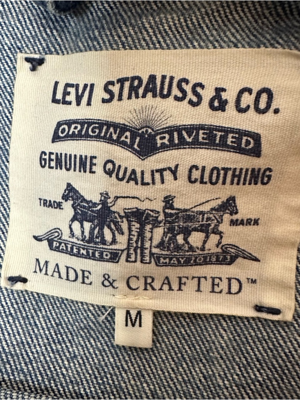 Levi's women's denim dress/jacket Medium - Picture 7 of 13